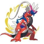 Koraidon in Pokémon Scarlet and Purple