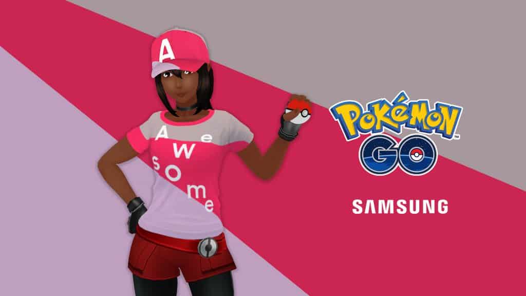 Samsung Avatar Accessories in Pokémon Go