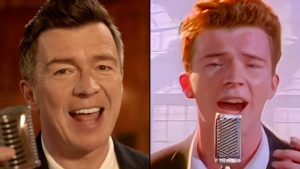 Rick Astley recreates Never Gonna Give You Up video 35 years later