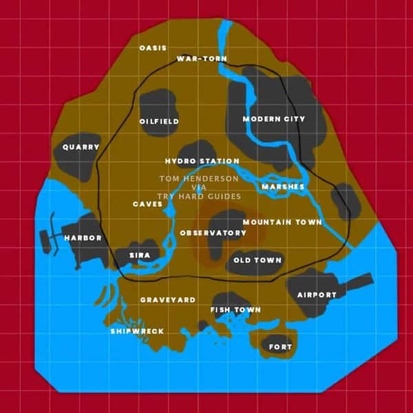 Map of Warzone 2